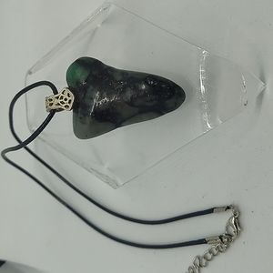 Polished Emerald Pendant